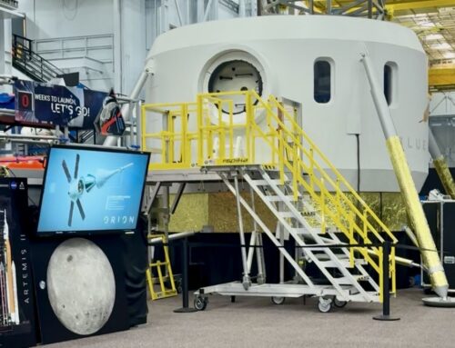 Blue Origin’s lunar lander mockup is ready for NASA Artemis astronaut training