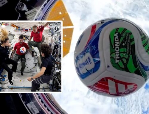 NASA sent a FIFA World Cup 2026 ball to the ISS so astronauts can test their footwork in zero gravity (video)